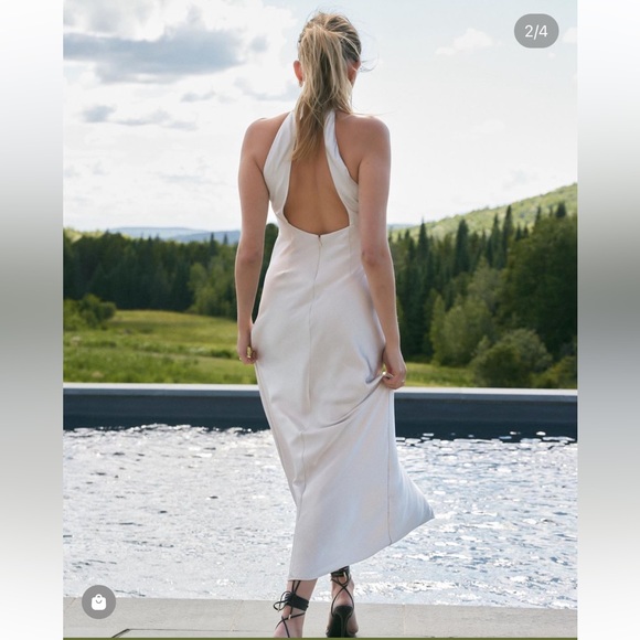 Dynamite Maxi Open Back Satin - Picture 2 of 4